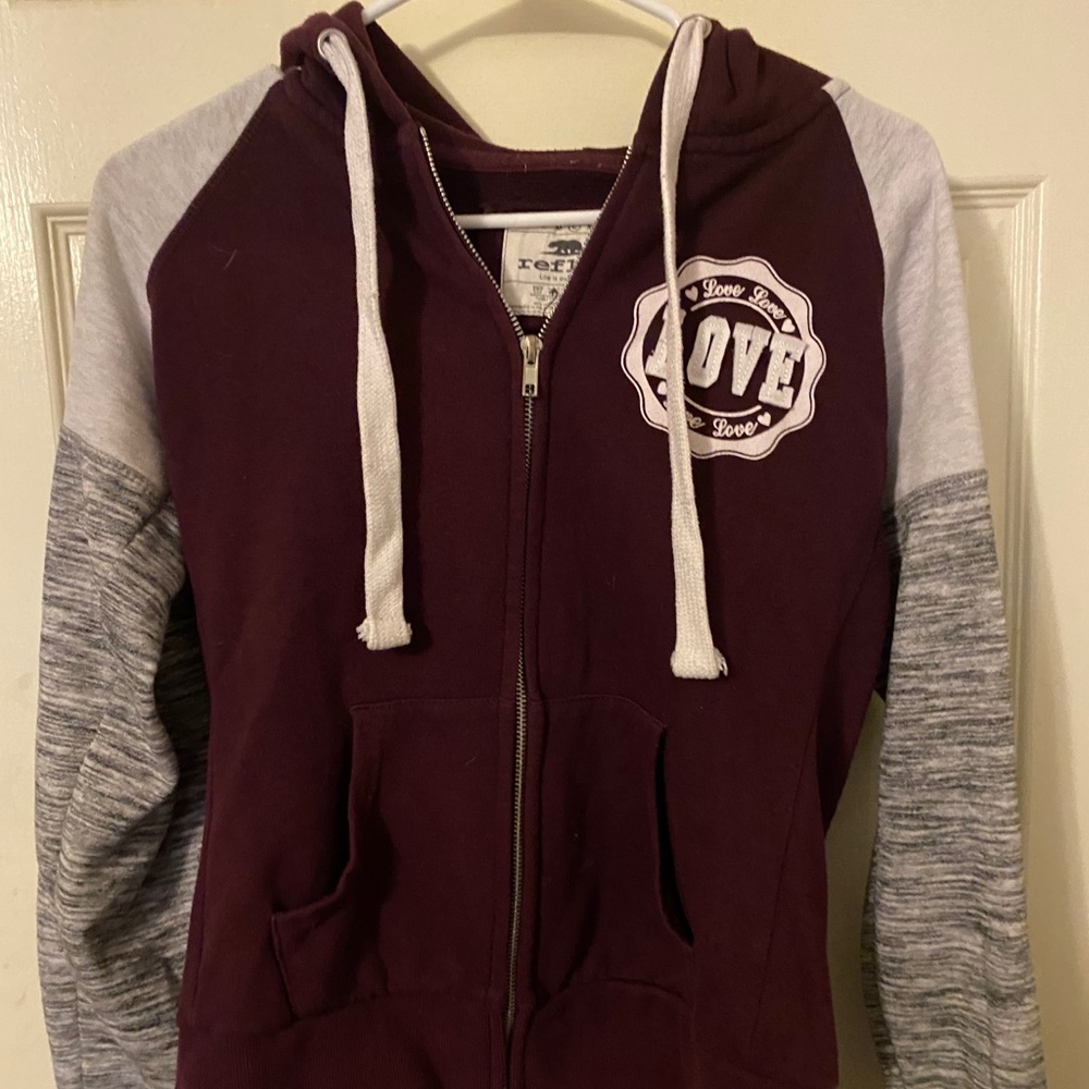 “Love” zip up hoodie